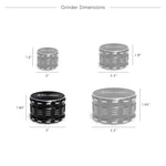 GA Aluminum Grinder Silver