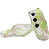 LA Pipes Green Slyme and Bubble Gum Twist Hammer Pipe