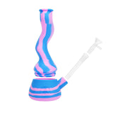 Ritual - 10'' Wavy Silicone Beaker - Cotton Candy