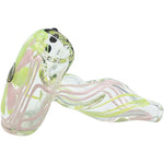 LA Pipes Green Slyme and Bubble Gum Twist Hammer Pipe