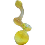 LA Pipes "Silver Sherlock" Fumed Sherlock Bubbler Pipe (Various Colors)