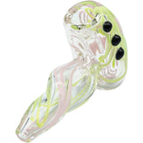 LA Pipes Green Slyme and Bubble Gum Twist Hammer Pipe