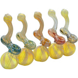 LA Pipes "Rake Bubb" Fumed Sherlock Bubbler Pipe (Various Colors)