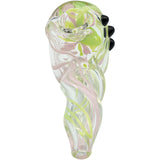 LA Pipes Green Slyme and Bubble Gum Twist Hammer Pipe