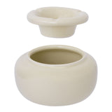 Fujima Moroccan Ceramic Ashtray - White Pearl / 5"