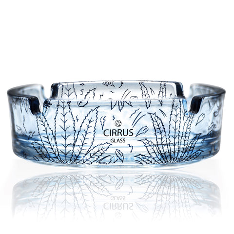 Cirrus Glass Blue Sativa Ashtray