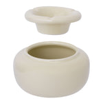 Fujima Moroccan Ceramic Ashtray - White Pearl / 5"