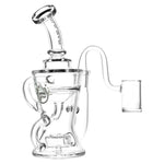 Pulsar Enchanted Double Chamber Recycler Rig - 7" / 14mm F / Clear